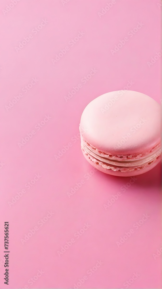 pink and white macaroons background, ai generated pink and white macaroons background, ai generated