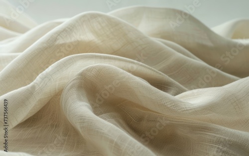 A fabric made from bamboo fibers, soft texture and natural, eco