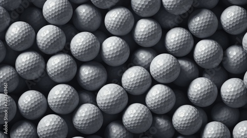 Background with golf balls in Gray color.