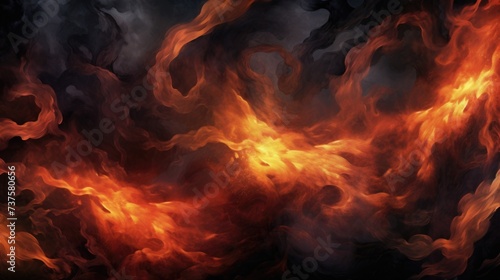  Charcoal fire background.