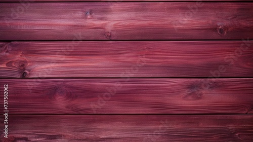 Colorful rich burgundy background and texture of wooden boards