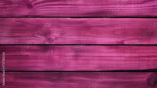 Colorful rich magenta background and texture of wooden boards