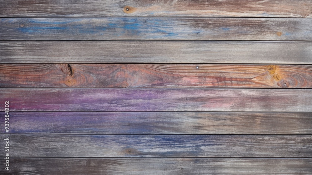 Obraz premium Colorful rich silver background and texture of wooden boards.