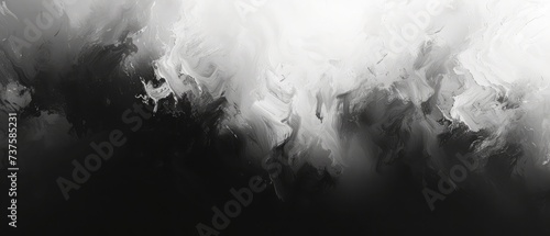 Paint Texture Background, Abstract Painting Wallpaper, Dark Monochrome Black And White