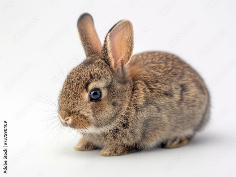 Cute Little Rabbit Baby Portrait