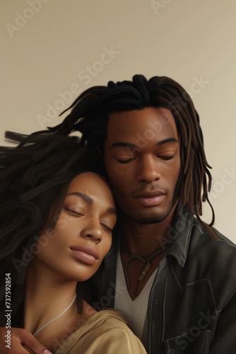 Beautiful black couple