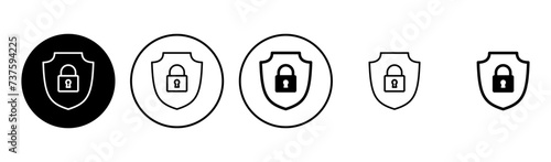 Security icon set. protection icon. privacy. vpn
