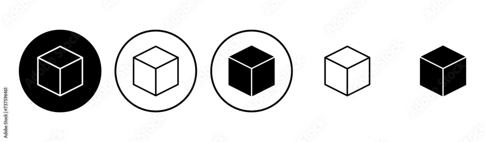 Box icon set. box vector icon, package, parcel Box icon set. box vector icon, package, parcel