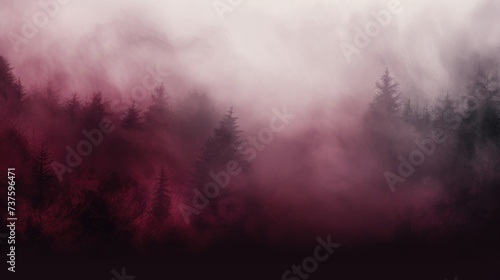 Maroon Color Fog Background.