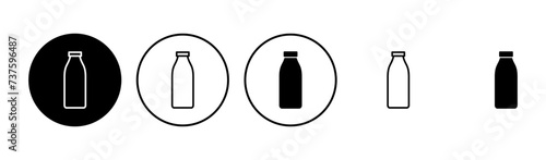 Bottle icon set. bottle vector icon