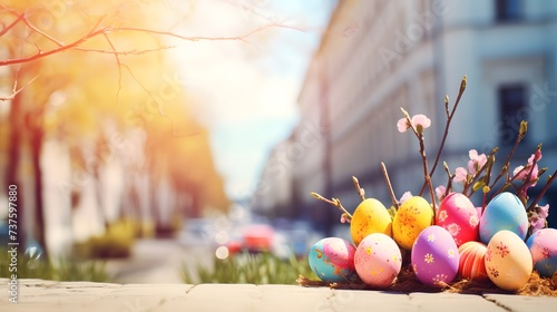 An Easter Corner in the City photo