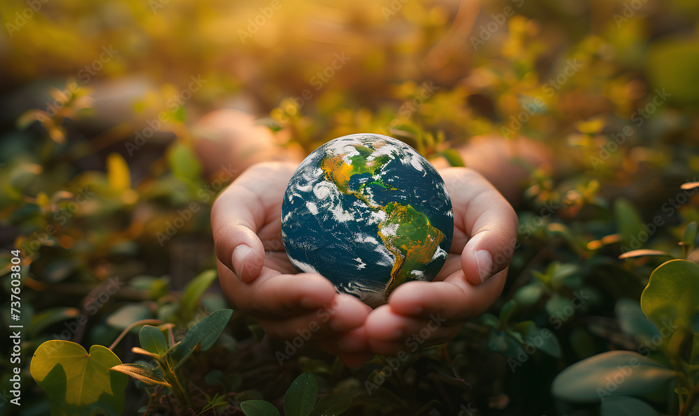 globe in hands globe in hands