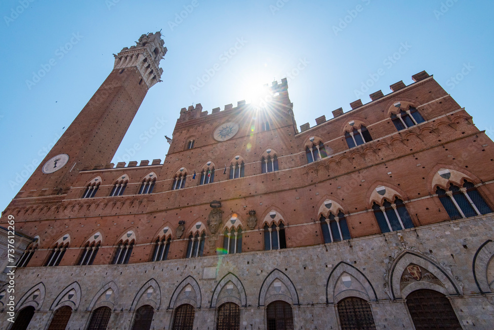 Fototapeta premium Town Hall - Siena - Italy