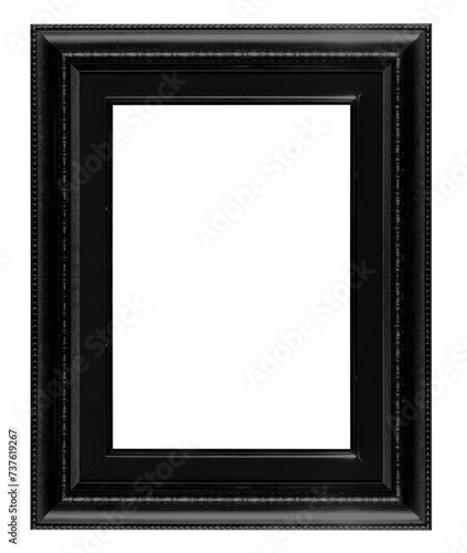 old black photo frame