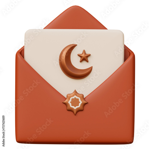 3D ramadan kareem ornaments photo