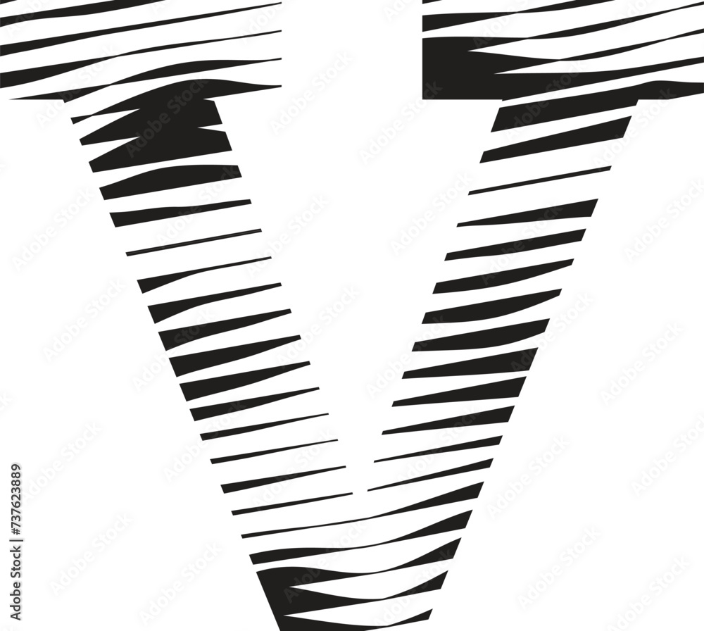 letter v stripe motion line logo letter v stripe motion line logo