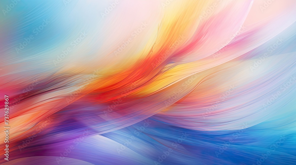 Obraz premium Abstract Vibrant Gradient background. Saturated Colors Smears