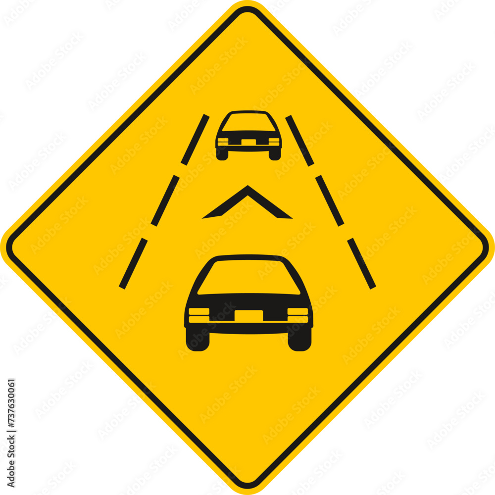 keep distance between vehicles,keep a safe distance,warning sign