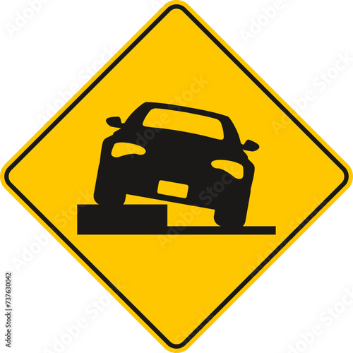 Uneven road,bumps,humps,uneven floor,warning sign,Traffic Sign , Vector, symbol, transport icon