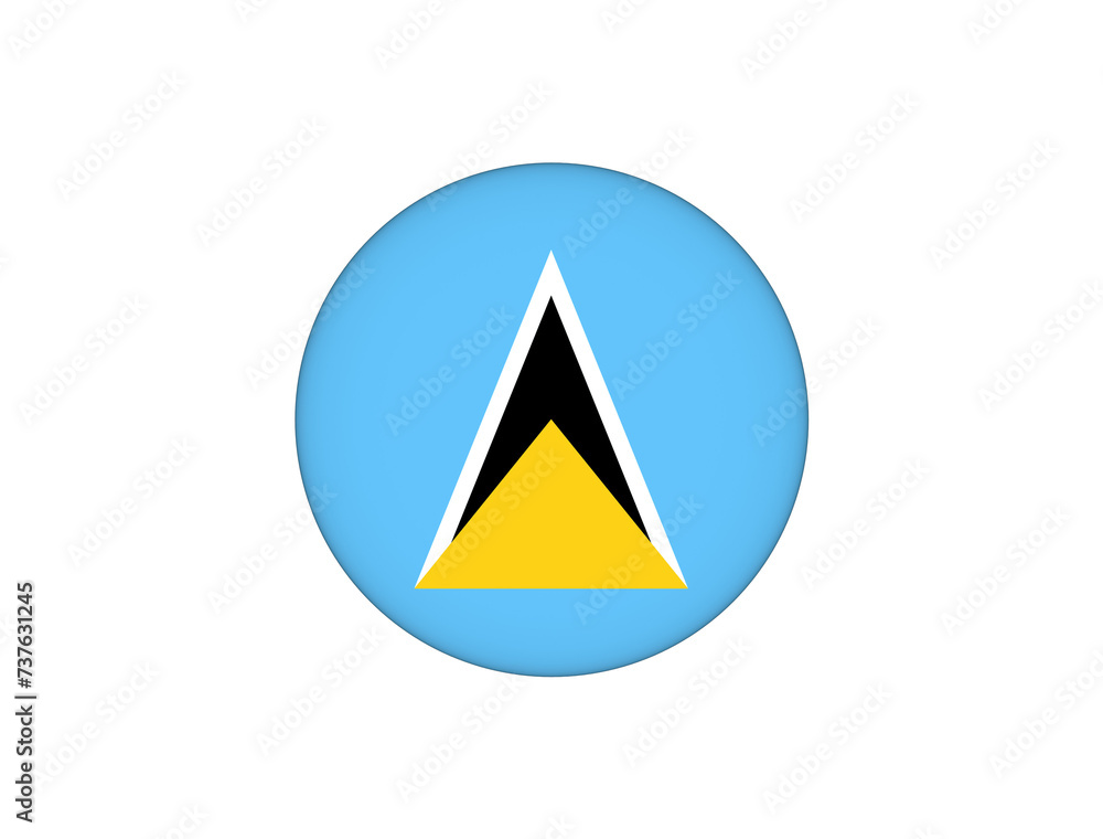 Saint Lucia Flag Saint Lucia Flag