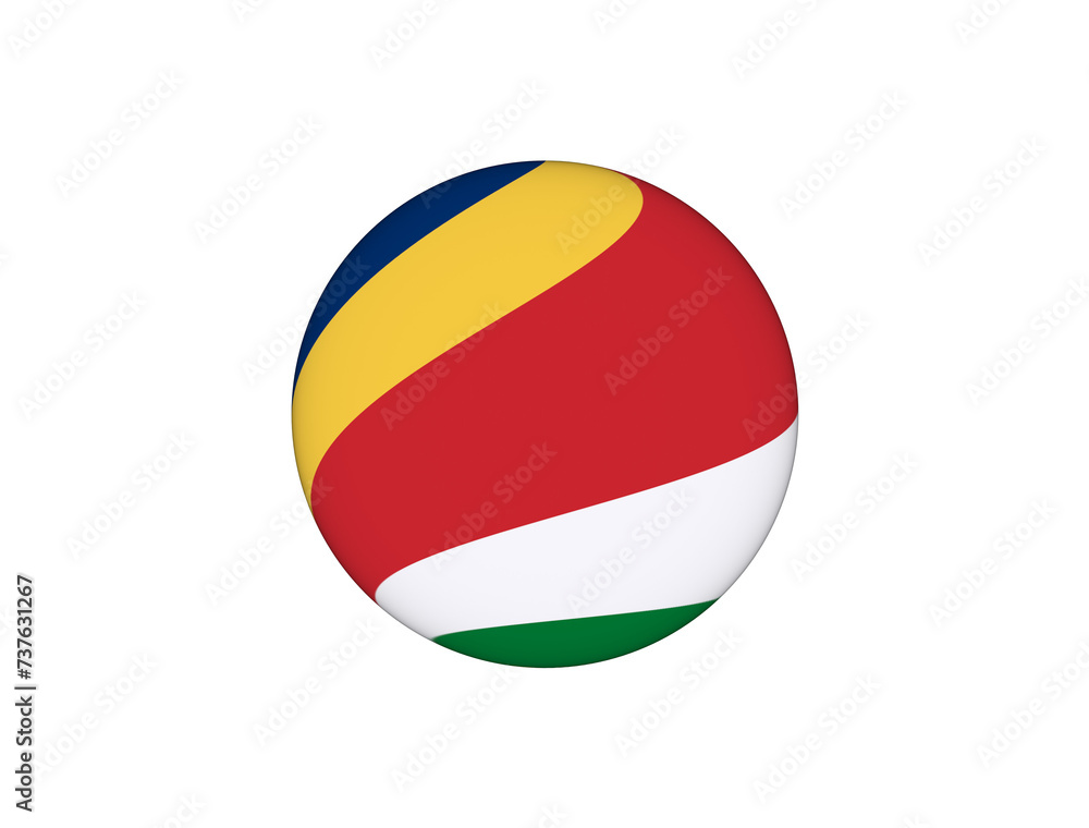Naklejka premium Seychelles Flag