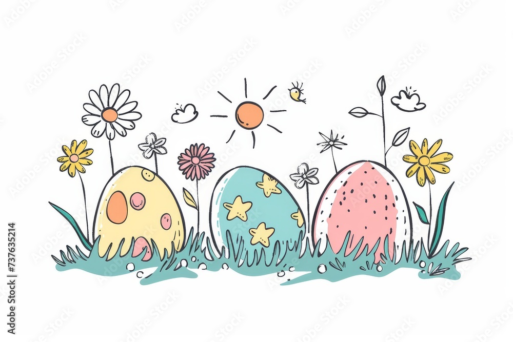 Happy Easter Eggs Basket Palm procession. Bunny in flower easter classic card decoration Garden. Cute hare 3d easter brunch easter rabbit spring illustration. Holy week flower card wallpaper jolly Happy Easter Eggs Basket Palm procession. Bunny in flower easter classic card decoration Garden. Cute hare 3d easter brunch easter rabbit spring illustration. Holy week flower card wallpaper jolly
