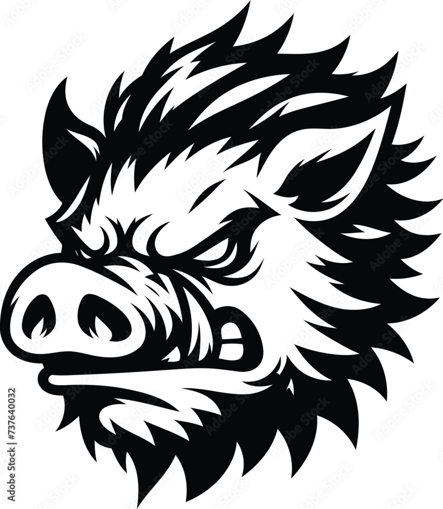 pig, hog, boar, head, animal mascot illustration,
pig, hog, boar, head, animal mascot illustration,