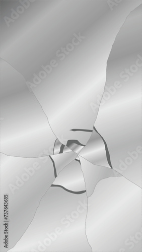 A Cracked Mirror Texture Vector