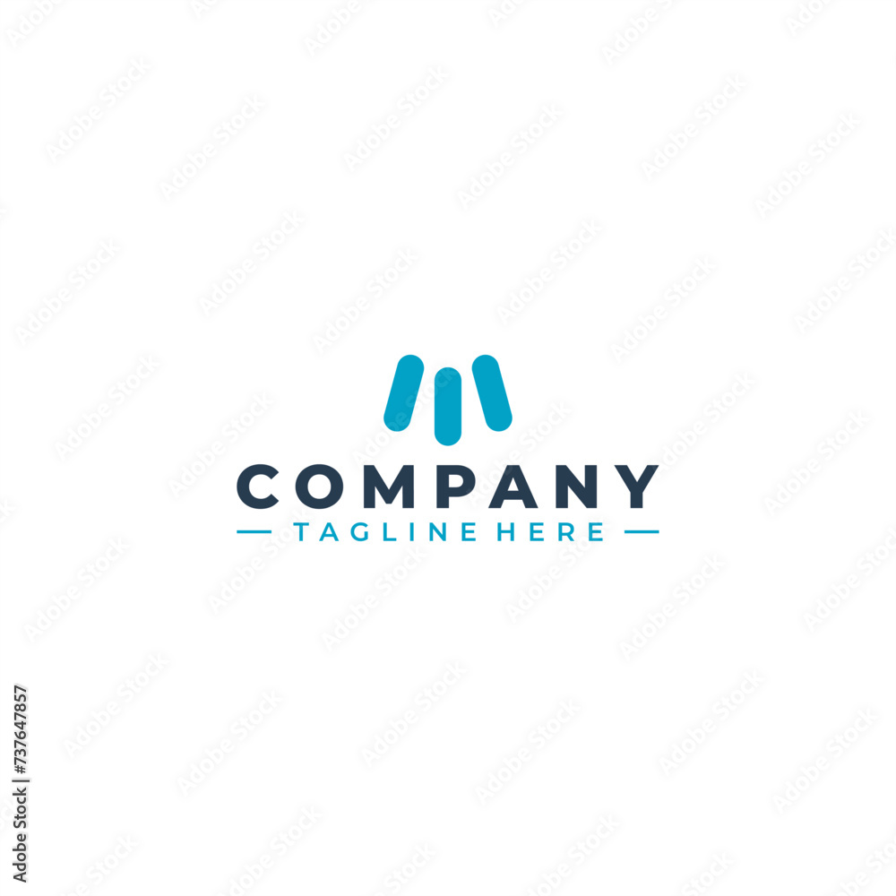 initial letter m logo design initial letter m logo design