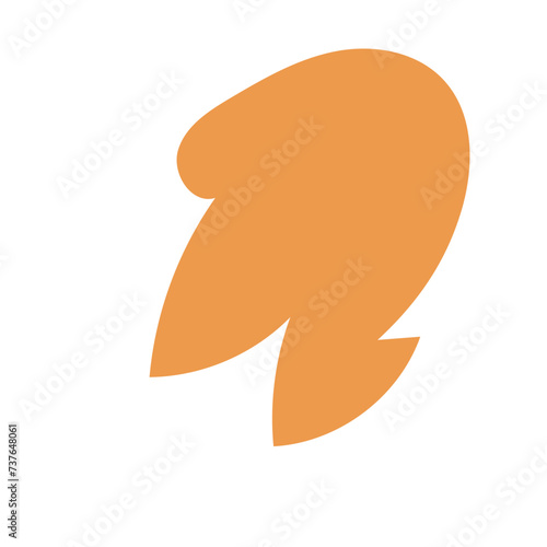 Autumn Abstract shape vector 