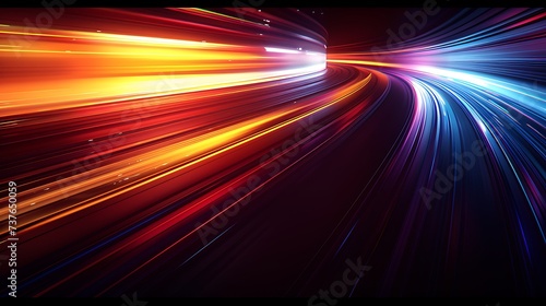 Abstract_thin_glowing_lines_in_motion_calming_colors
