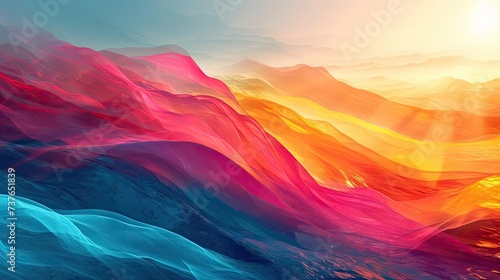 gradient background with abstract concept