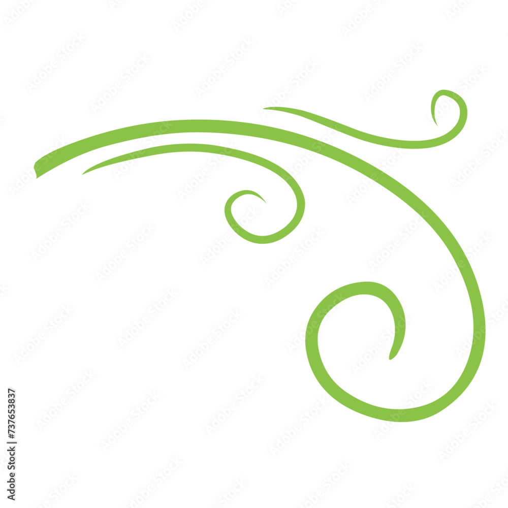 green swish swirl green swish swirl