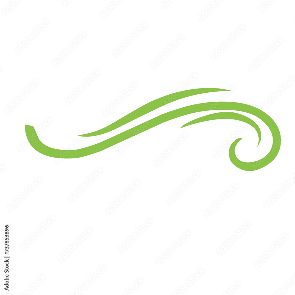 green swish swirl green swish swirl