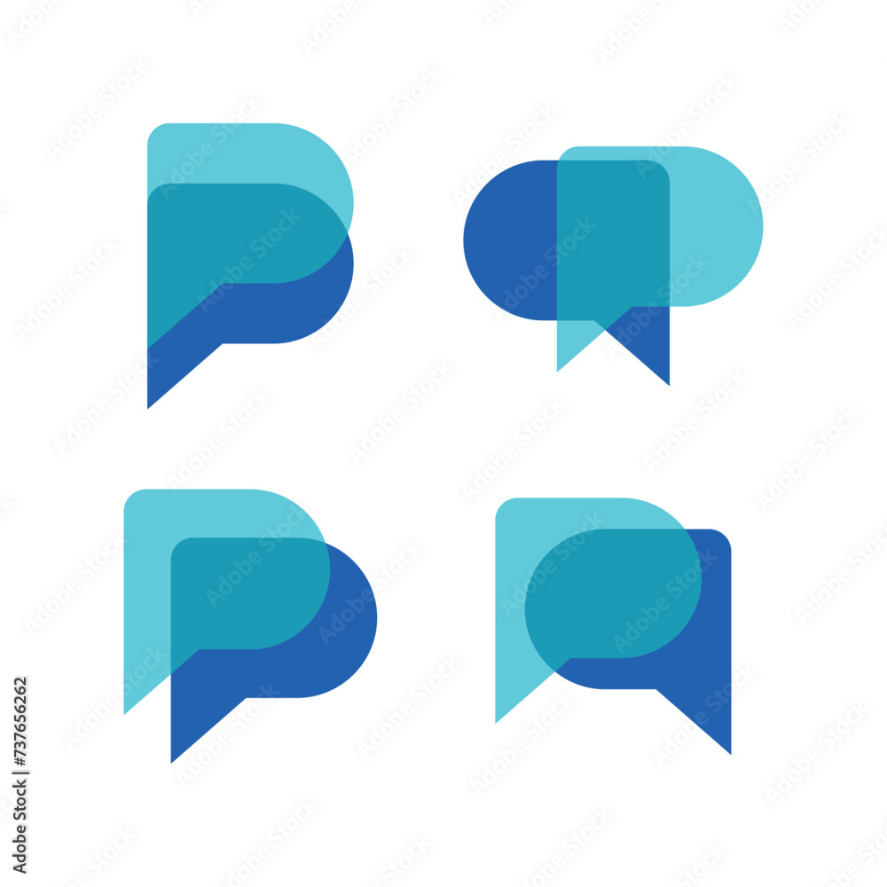 Letter P logo vector design element icon with creative modern style Letter P logo vector design element icon with creative modern style