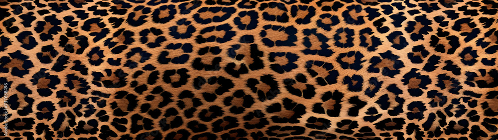leopard fur skin texture pattern background wallpaper, background with a ratio size of 32:9 leopard fur skin texture pattern background wallpaper, background with a ratio size of 32:9