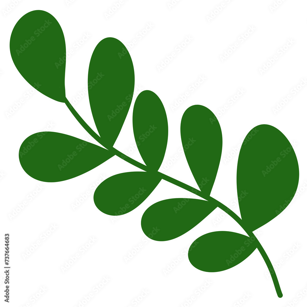 Light green leaf vector illustration Light green leaf vector illustration