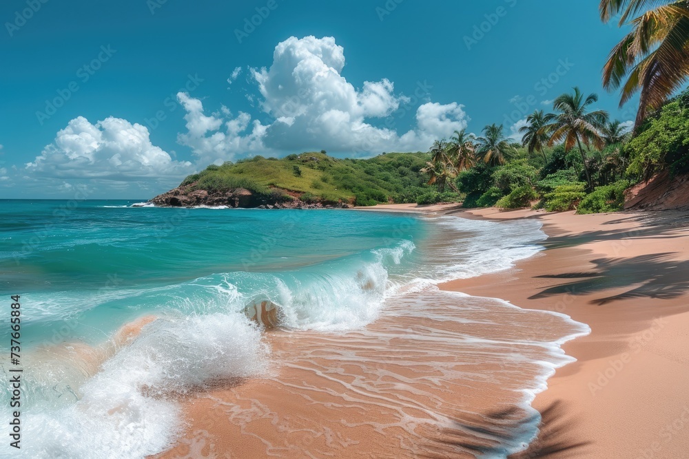beautiful tropical turquoise ocean beach professional photography
