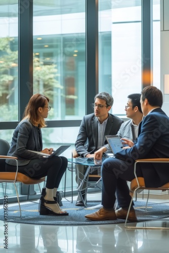 Corporate Business Photography of an Accomplished Research and Development Group, Generative AI