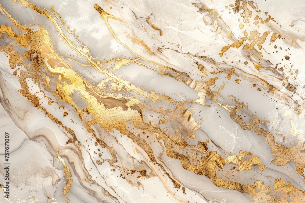 Fototapeta premium Luxurious marble texture Elegant gold veins High-end design Fluid art elegance Sophisticated decor Premium aesthetic