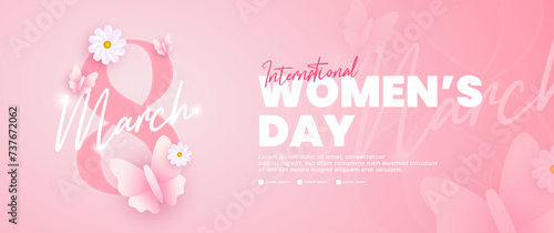 International women's day banner design