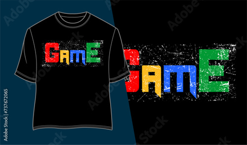 game typography quote vector for print