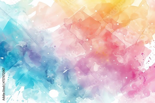 Vivid watercolor background with a blend of bright colors Perfect for artistic projects and creative designs