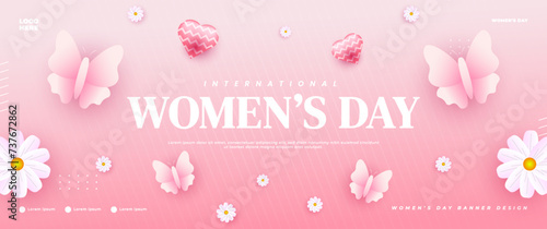 International women's day banner design