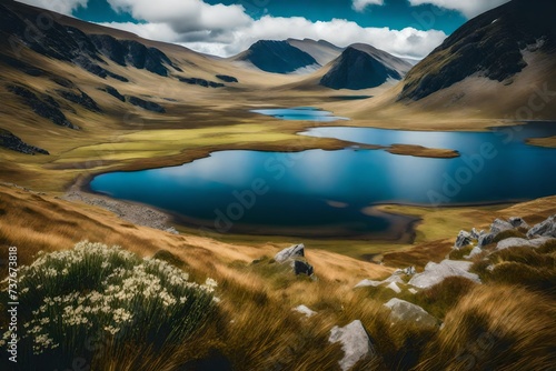 lake in the mountains