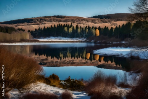 lake in the mountains