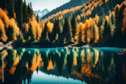 reflections in the lake