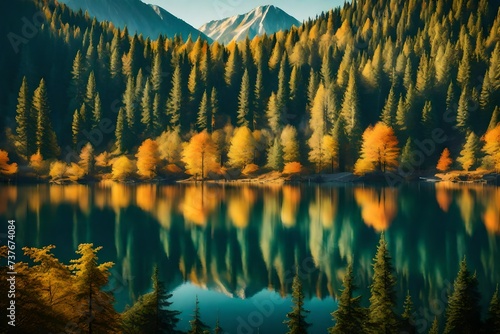 lake in autumn