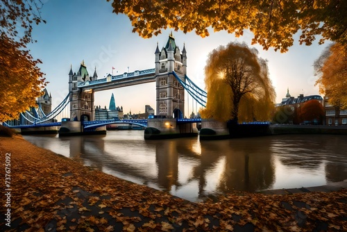 city bridge at night