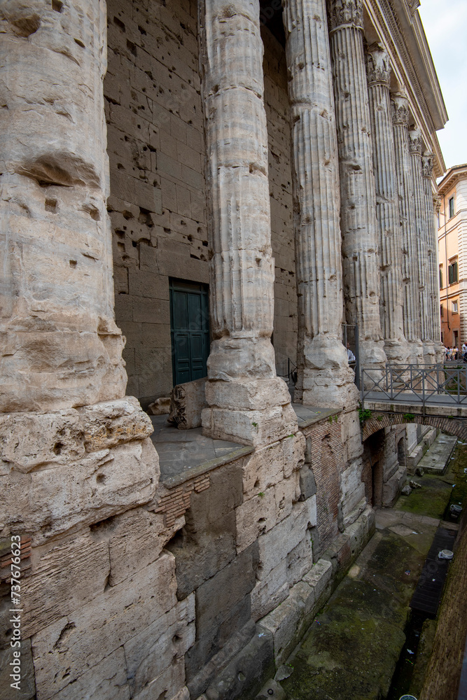 Temple of Hadrian - Rome - Italy
